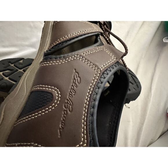 Eddie Bauer Meridian Brown Hiking Fisherman Sandals Shoes Mens Size 10 M main image 10